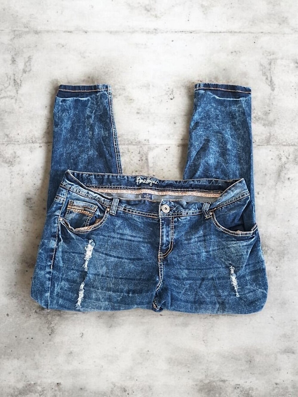 Amethyst Women's Blue Denim Bootcut Jeans Size 18